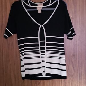 Shirt and cardigan- used in good condition